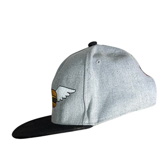Bob’s Burgers Flying Hamburger baseball trucker cap. Adjustable snap back One SZ - Picture 2 of 7